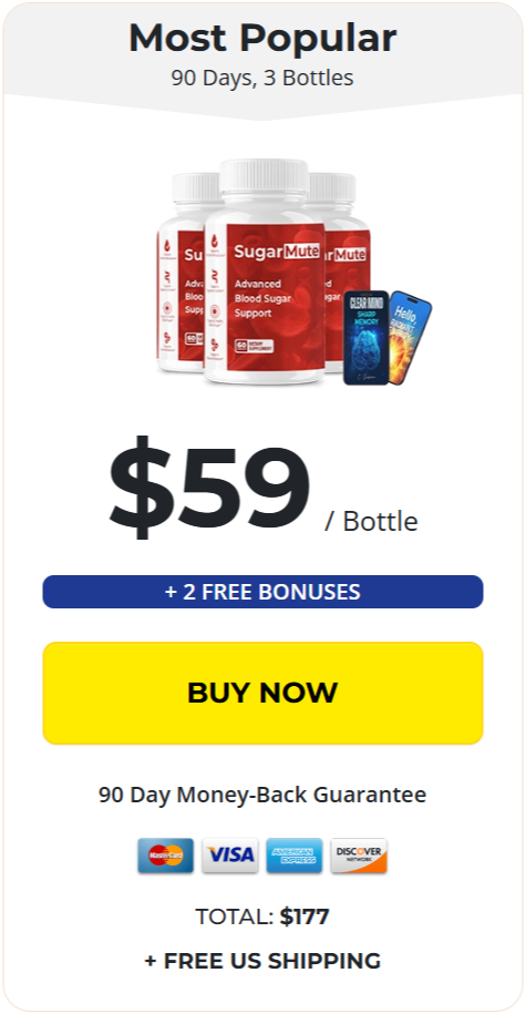 SugarMute Buy 3 Bottles