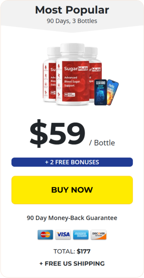 SugarMute Buy 3 Bottles